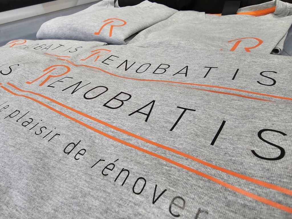 Flocage textile Renobatis Arbanats Bordeaux Langon